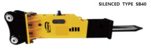 China Silenced Mini Excavator Hydraulic Breaker Jack Hammer 1Ton Xcmg Doosan40 factory