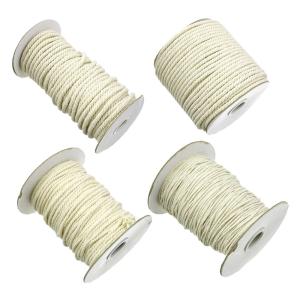 China Macrame Cord 5mm Cotton 3 Strands Rope Twine for Various Applications Length 0-10000m factory