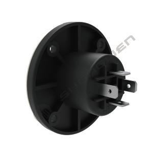 4P Circular Connector Metal Male Socket with Square Terminal and Audio Video