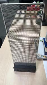 China Holographic Invisible LED Transparent Screen 160°/140° Viewing Angle Hologram Screen factory