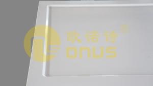 China Color in white Epoxy Resin heat resistant worktops 2480 * 1580mm countertop factory