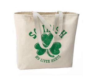 China Reusable Large Cotton Canvas Grocery Bag Custom Printed For Travel factory