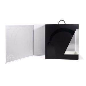 Printing Logo Wireless Bluetooth Headset Packaging Box Electronic Product Packaging Box With Hook