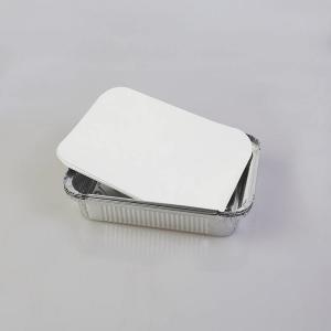 China 750ml Aluminum Food Container Stiff Aluminum Foil Container Rectangular factory