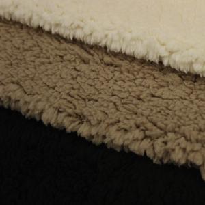 China Commercial 100 Polyester Bonded Suede Fabric 350gsm~550gsm 300d/576f Yarn Count factory