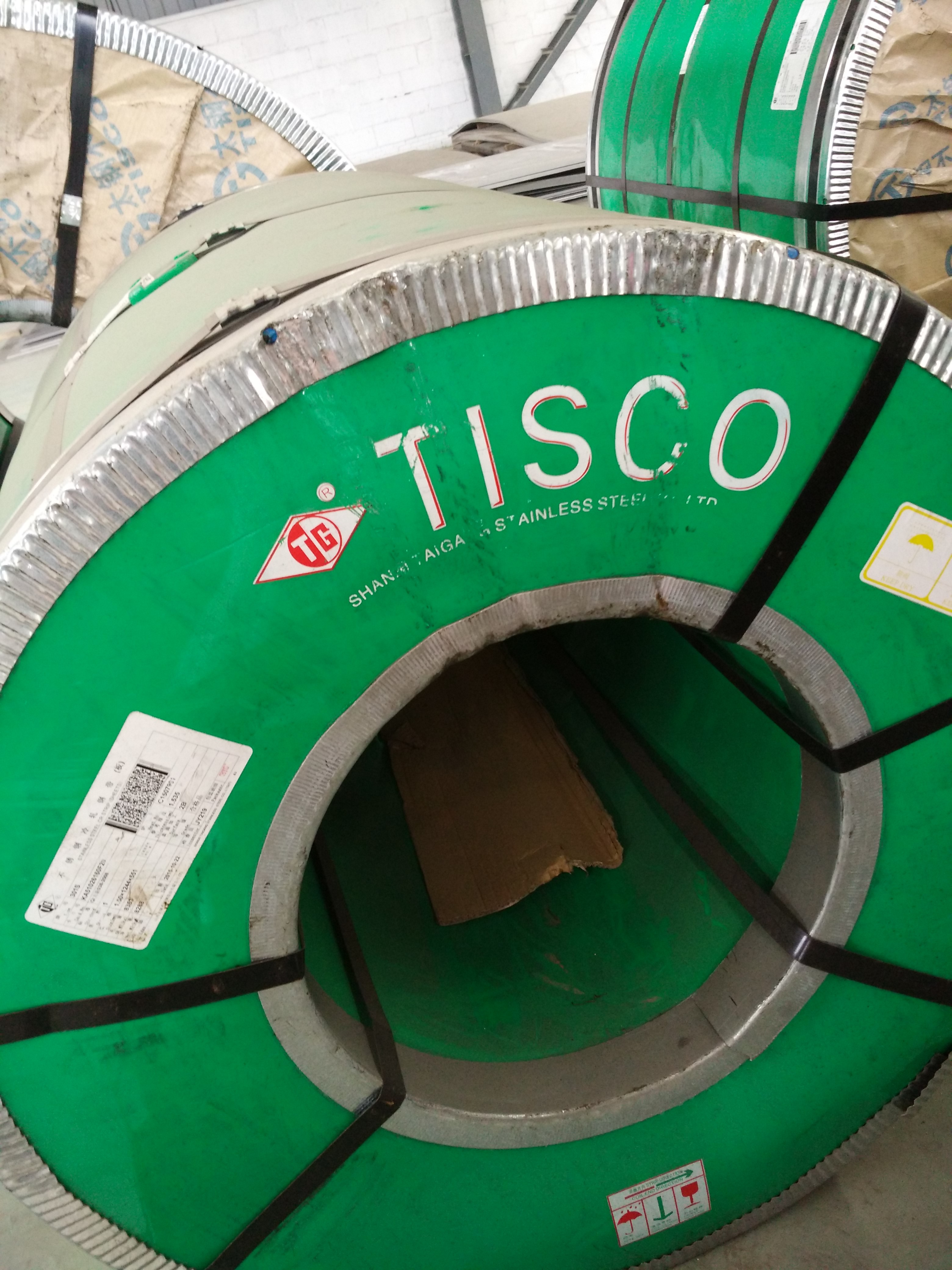 ASTM 100mm-1500mm Width Stainless steel cooling coil with 2B , BA , 8K Surface