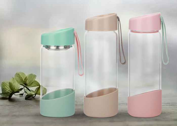 Custom Sports Empty Glass Jars Silicone Material Sleeve Eco - Friendly