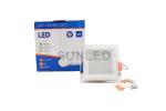 IP44 6500K Recessed Square Ceiling Light 6w Round Led Panel Light