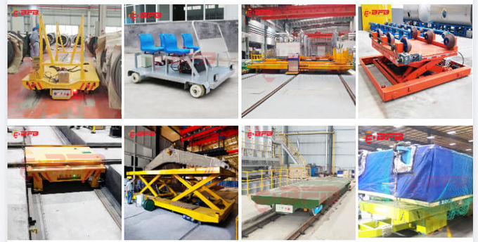 Roller Transfer Heavy Duty Transport Trolley 20T With Lifting System