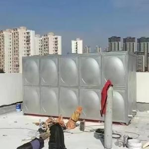 China WRAS High Security Home Use Sectional Steel Tanks Stainless 304/316 factory