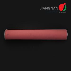 China Pink Fiberglass Welding Blanket Deck Fire Washable Fiberglass Silicone Fabric factory