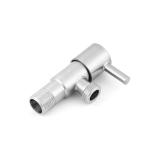 Toilet Kitchen Pex Angle Stop Valve Hot Cold Water Manual Control 170g