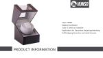 Luxury Motor Shaker Wrist Watch Storage Box Display Automatic Mechanical