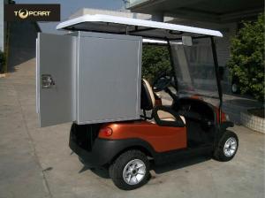 China Electric Golf Buggy 2 Seater Golf Carts with Aluminum Sealing Layer 2 Containers factory