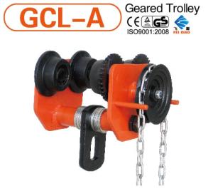 China CHAIN GEARED TROLLEY 1TON factory