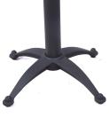 1701 Outdoor Table Base Cast Iron Material With Black Wrinkle Powder Coating