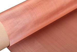 China 180 200 250 100 % Pure Copper Woven Wire Mesh Ultra Thin factory