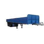 Open Fence Truck Cargo Carrier Semi Trailer with Side Wall and Axle BPW Optional