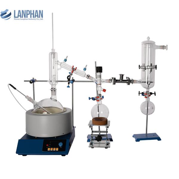 China Essential Oil Lab Short Path Distillation Unit 5L Heating factory