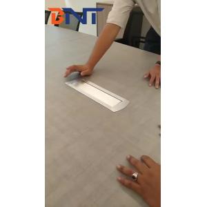 Customized aluminum universal power motorized overturn tabletop power socket