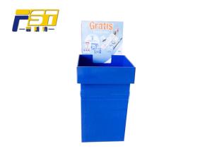 China Custom Design Recycled Cardboard Floor Stand Display Dump Bins for Advertising factory