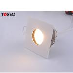 Recessed 84mm Waterproof IP65 Downlight Sand White For Shower Room