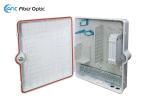 96 Core Fiber Optic Termination Box Outdoor IP65 Wall / Pole Mounted ABS
