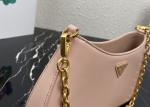 Pink Single Shoulder 25.5x15.5x4cm Underarm Chain Bag Big Capicity For Women
