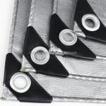 PE Waterproof Tarpaulin Heavy Duty Sliver/Black Polyethylene Plastic Cover for