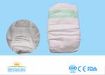 White Color Infant Baby Diapers With Airlaid Paper , Diapers For 1 Month Old