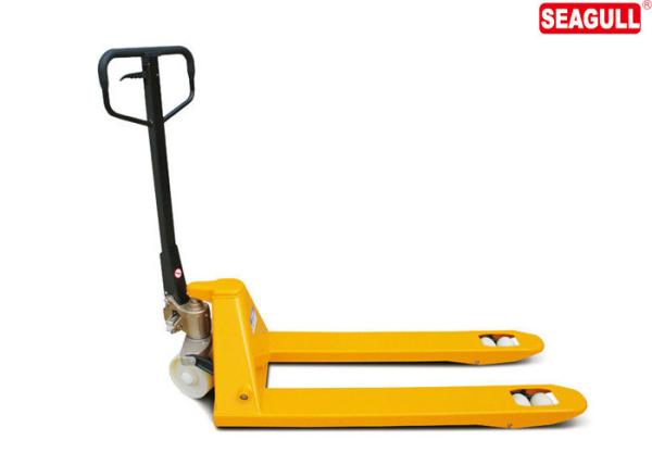 Mobile Hand operated 3 Ton Pallet Truck With High - Strength Alloy Steel