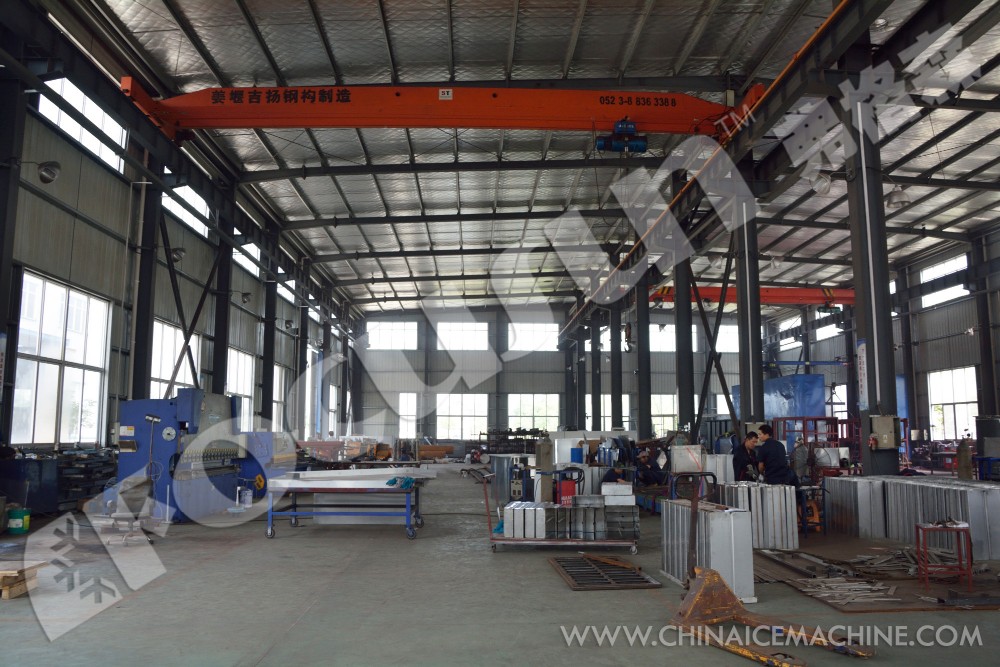 Stainless Steel 304 Direct Cooling System 40HQ Containerized Block Ice Making Machine