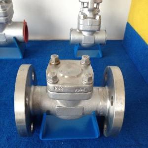China Pressure Seal Flanged Check Valve API 602 / API 598 High Strength Steel factory