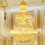 JYLIGHTING European-style Living Room Crystal Chandelier Clear Duplex Floor