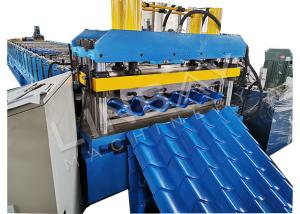 China 3-4m/Min Glazed Roof Tile Roll Forming Machine Colour Steel factory