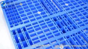China 40&quot; X 48&quot; Plastic Racking Pallets heavy duty plastic pallets with 8 steel pipes factory