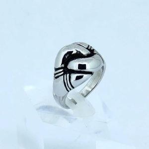 China FAshion 316L Stainless Steel Ring With Enamel LRX211 factory