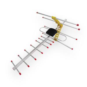 China 10dBi VHF UHF 9 Element Yagi Antenna factory