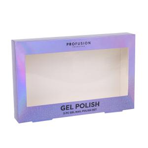 China Holographic Iridescent Foil Packaging Box With Custom Design / Logo factory