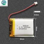 ISO9001 KC 803040 Battery Ion Lithium Polymer Rechargeable 3.7v 1000mah