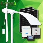 1KW 2KW Installation 3 Phase Solar Wind Hybrid System Horizontal Axis Wind