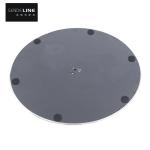 Brushed Finish Modern Chair Base For Bar Stools 8mm Wall Smooth Bearing Rotation