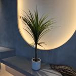 Hypoallergenic Realistic Green Plastic Faux Plant for Indoor/Outdoor Use