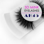 Natural Looking 3D Mink Eyelashes Soft Cotton Band With OEM / ODM Service