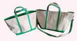 22 Ounce Natural Color Recycle Shopping Bag Silk Screen Printing Logo With