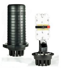 China 9 ports vertical Fiber Optic Joint Closure ETC-D021 φ470×210MM factory