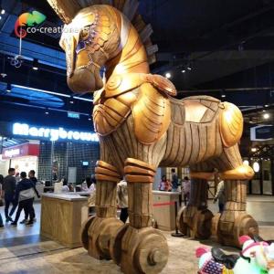 China Theme Park Custom Made Animatronics Trojans Model factory