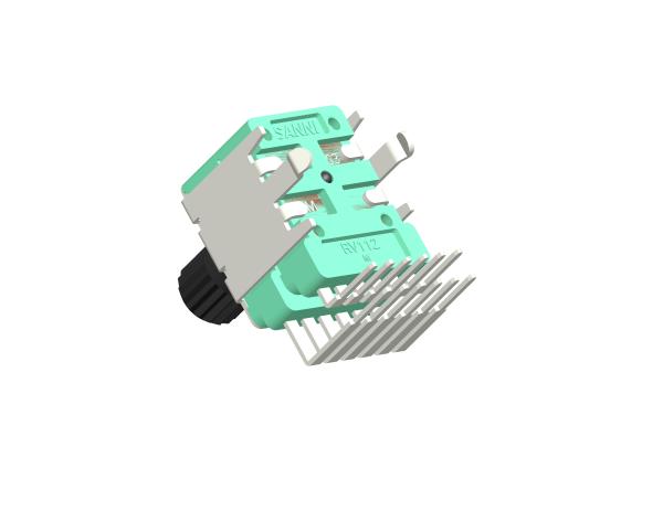 Low Price Adjustable Rotary Potentiometer Plastic And Metal 6mm-20mm Shaft 300
