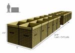 5mm Galvanized Steel Wire 7.5x7.5cm Defensive Barrier