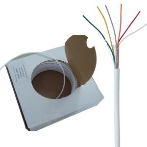China 8 Cores ExactCables Italy Market Shielded Alarm Cable 2x0.22 2x0.75 Bare Copper Wire factory